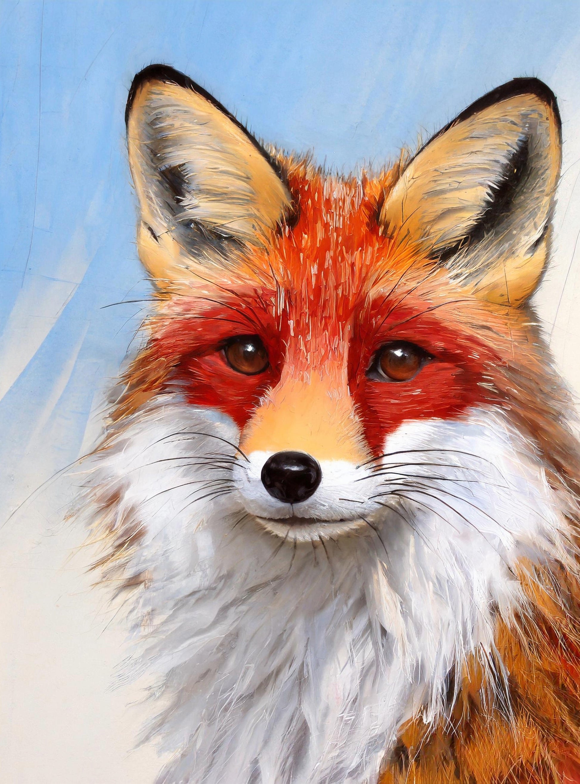 Fox - Large Decoupage Paper for Furniture - Rice Paper - Decoupage Paper