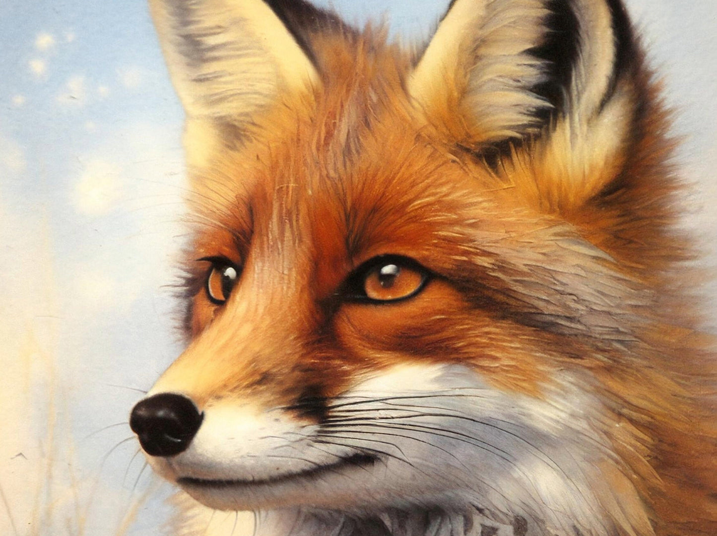 Fox - Large Decoupage Paper for Furniture - Rice Paper - Decoupage Paper