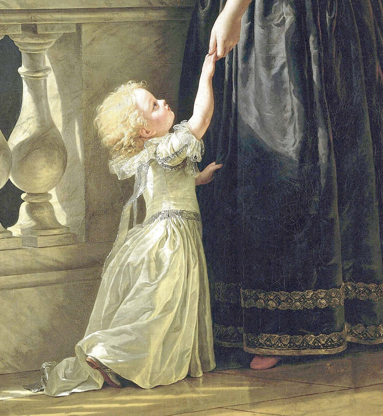 Victorian Era - Mother & Child with Parrot - Large Decoupage Paper for Furniture - Vintage Decoupage - Rice Paper - Decoupage Paper