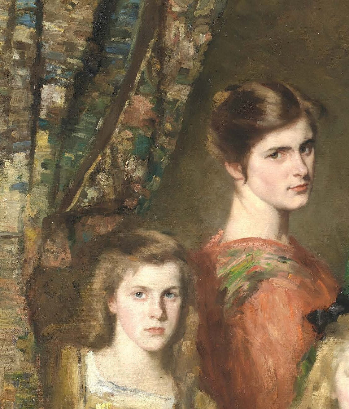 Victorian Era Mother & Child - Large Decoupage Paper for Furniture - Vintage Decoupage - Rice Paper - Decoupage Paper