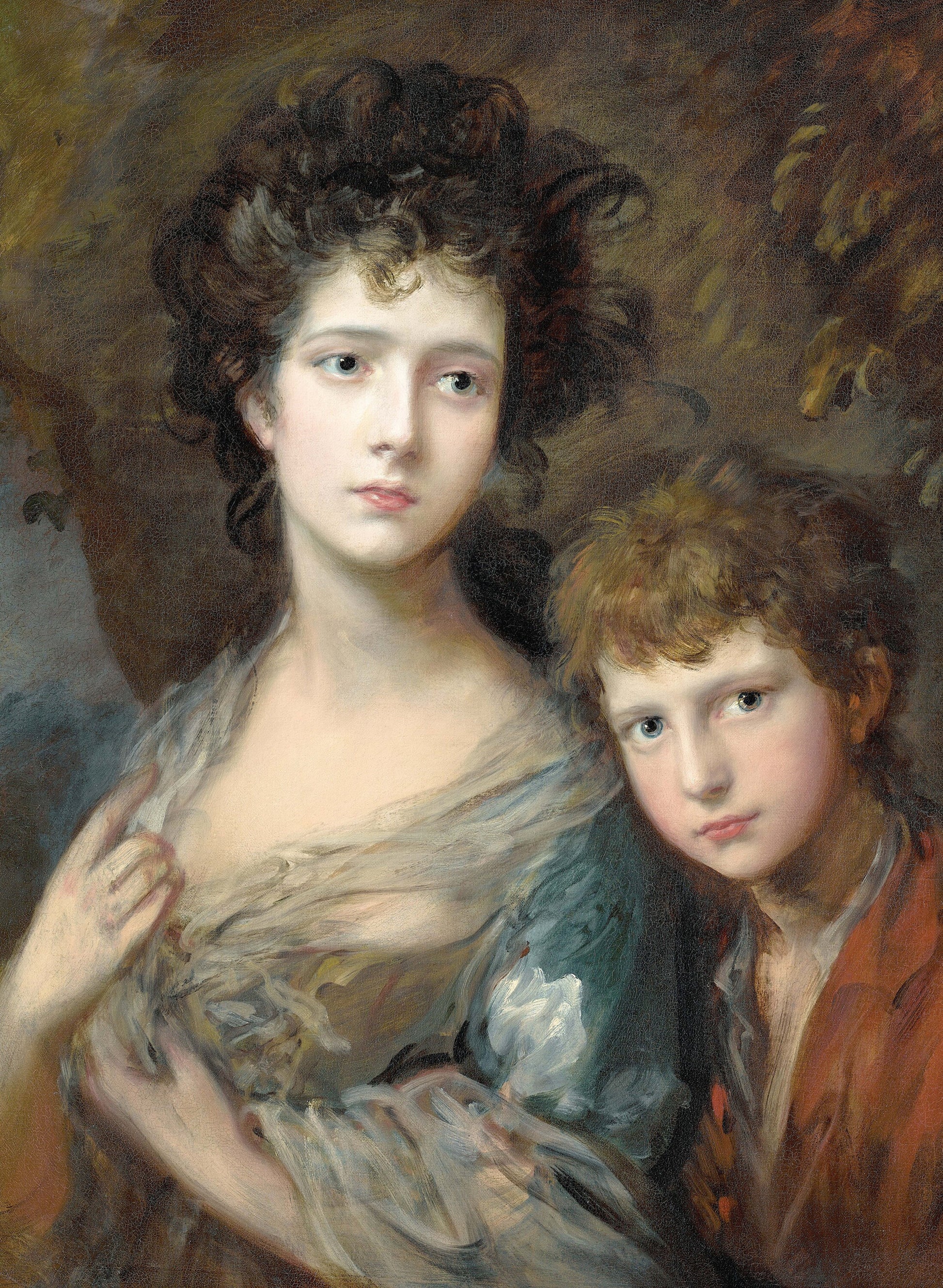Victorian Era Mother & Child - Large Decoupage Paper for Furniture - Vintage Decoupage - Rice Paper - Decoupage Paper