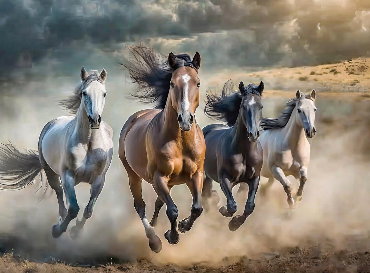 Horses - Large Decoupage Paper for Furniture - Rice Paper - Decoupage Paper - Galloper