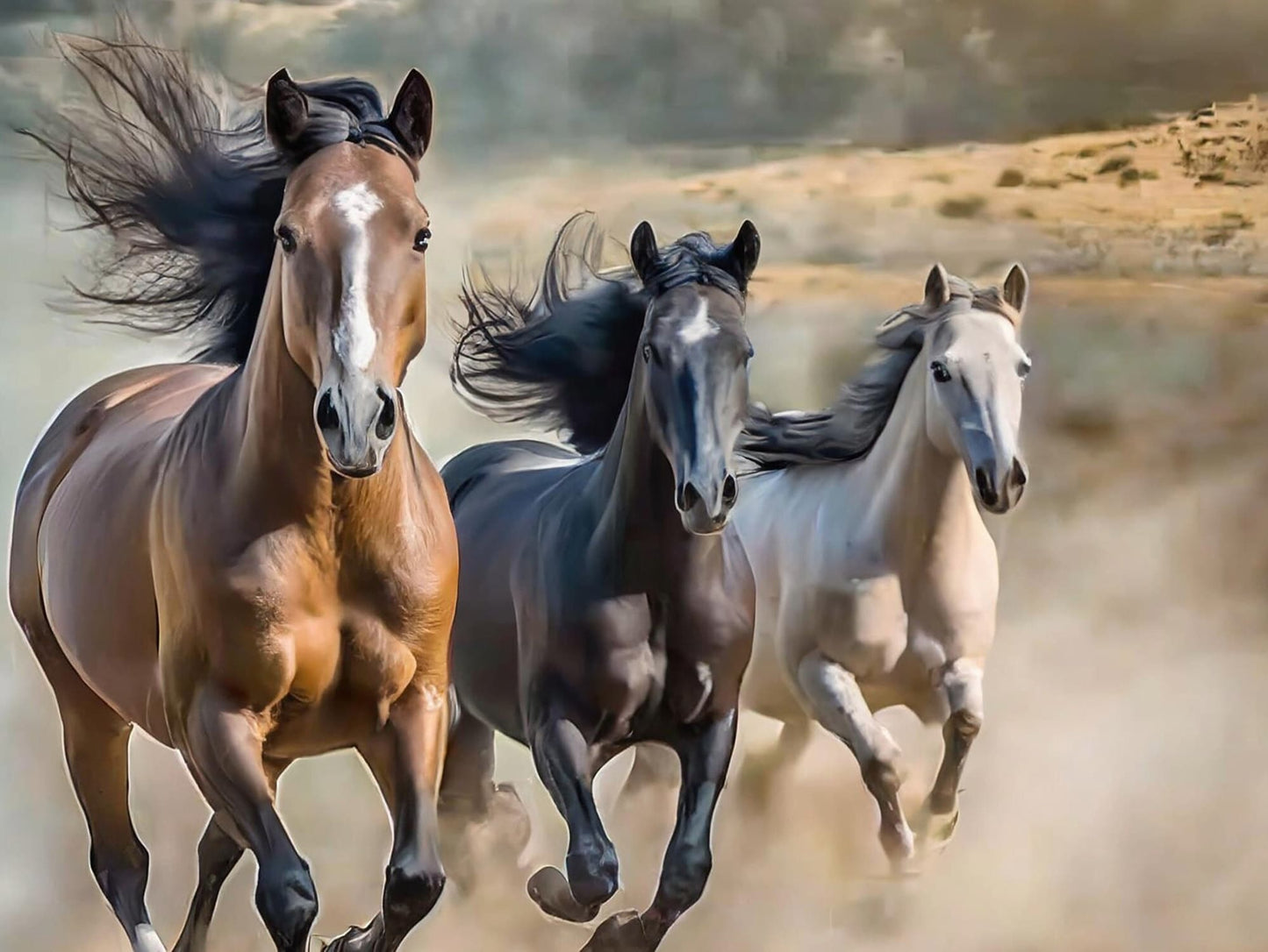 Horses - Large Decoupage Paper for Furniture - Rice Paper - Decoupage Paper - Galloper