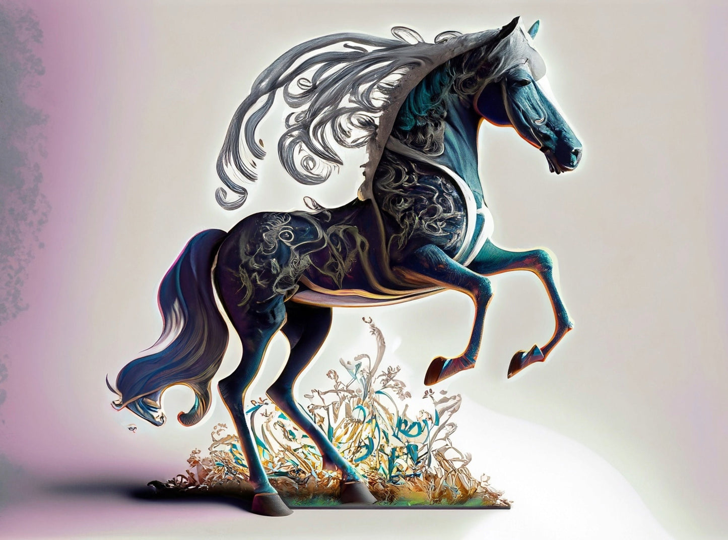 horse rice paper furniture
