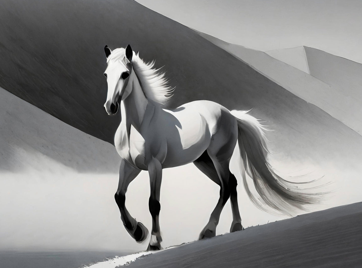 white horse rice paper