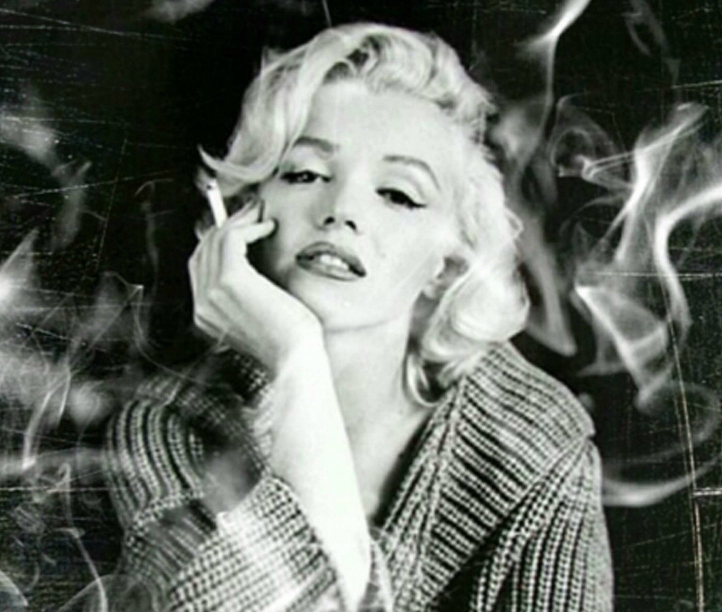 Marilyn Monroe Decoupage Paper - Black & White Rice Paper for Furniture