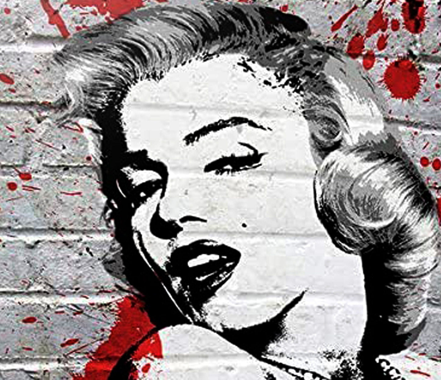 Marilyn - Decorative Decoupage Paper - Decoupage for Furniture - Large Size Rice Paper - Black White