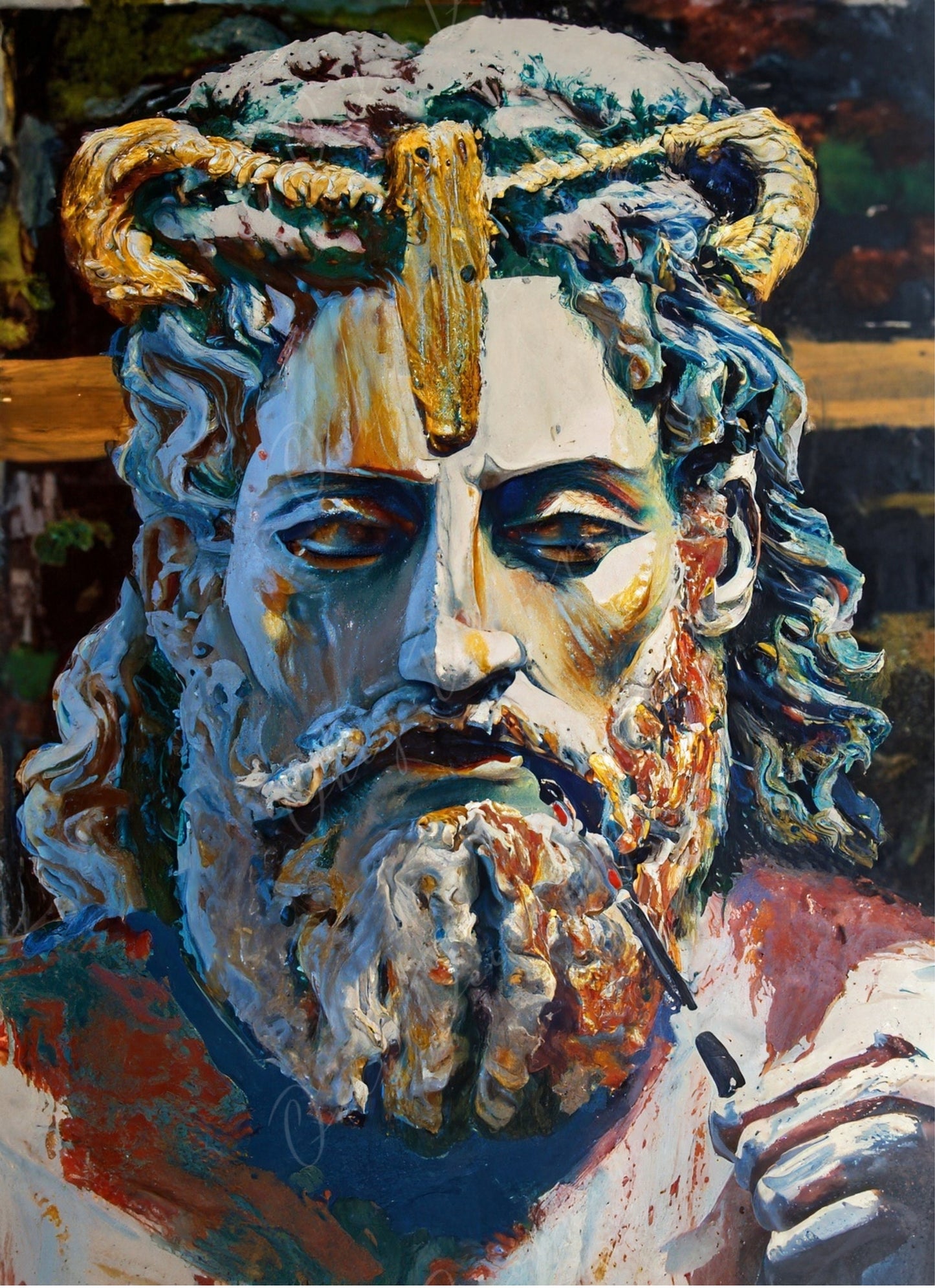 Decoupage Paper - Mythology - Rice Paper Decoupage - Greek Gods - Decoupage Paper for Furniture - Zeus