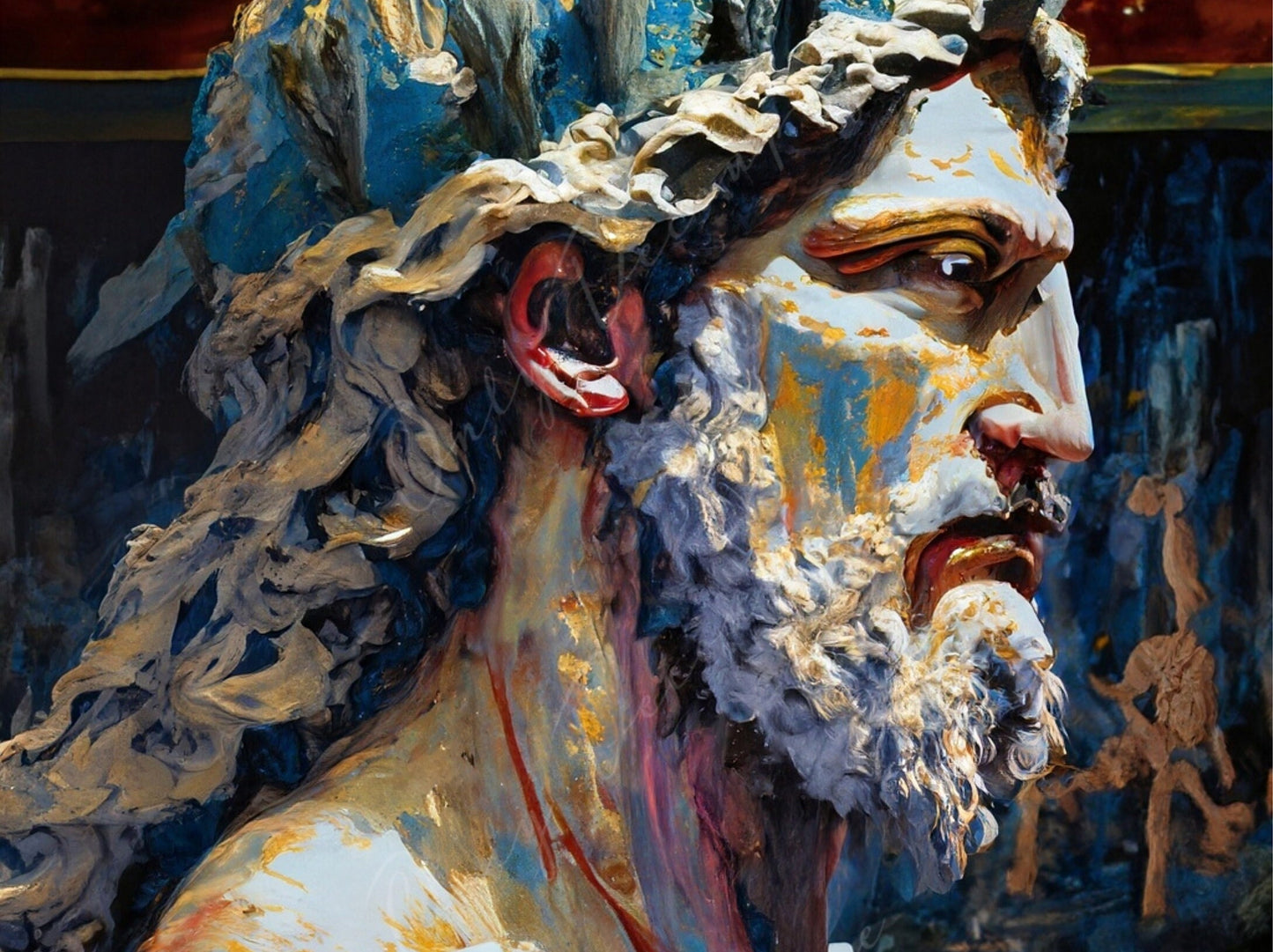 Decoupage Paper - Mythology - Rice Paper Decoupage - Greek Gods - Decoupage Paper for Furniture