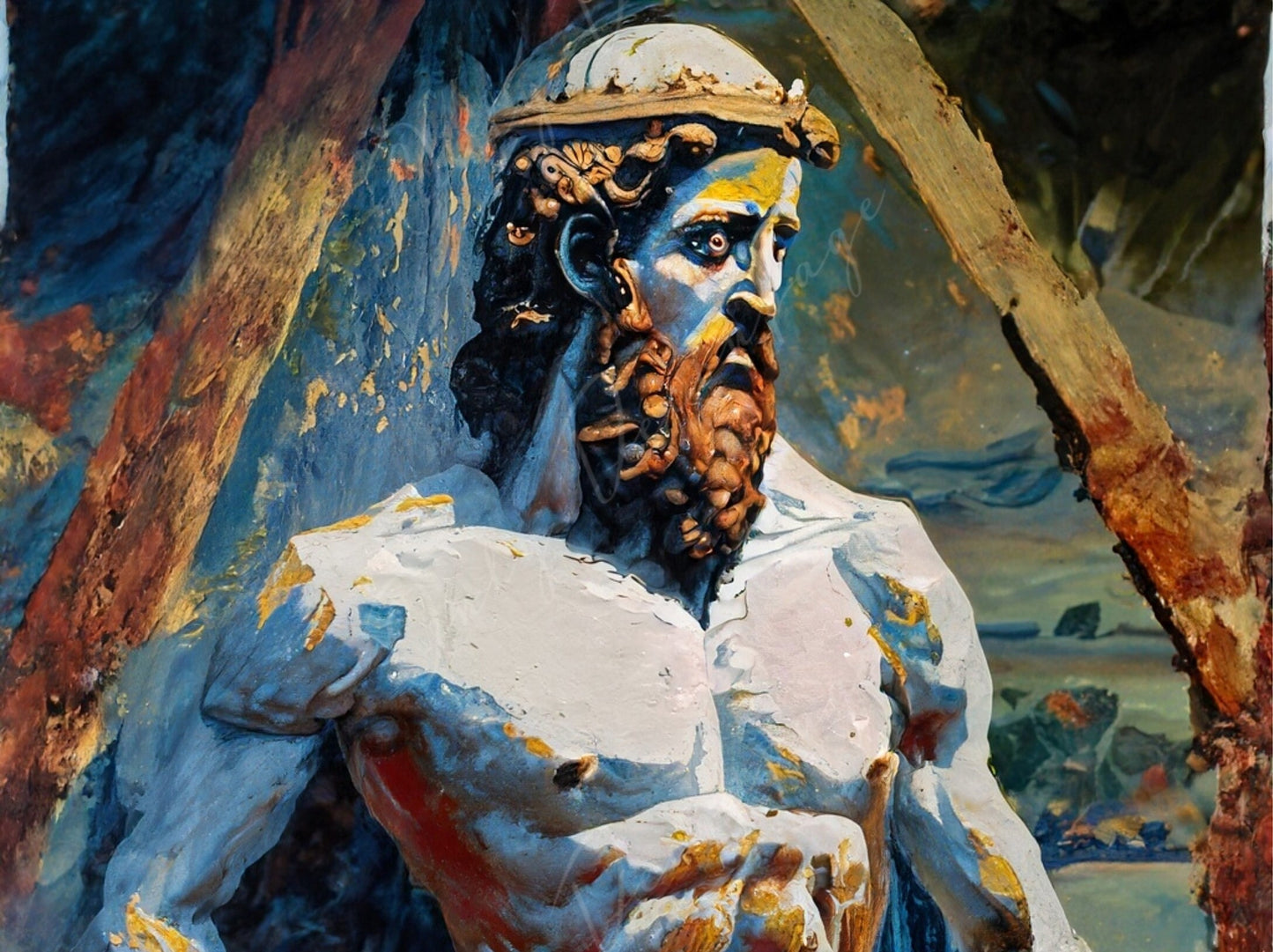 Decoupage Paper - Mythology - Rice Paper Decoupage - Greek Gods - Decoupage Paper for Furniture