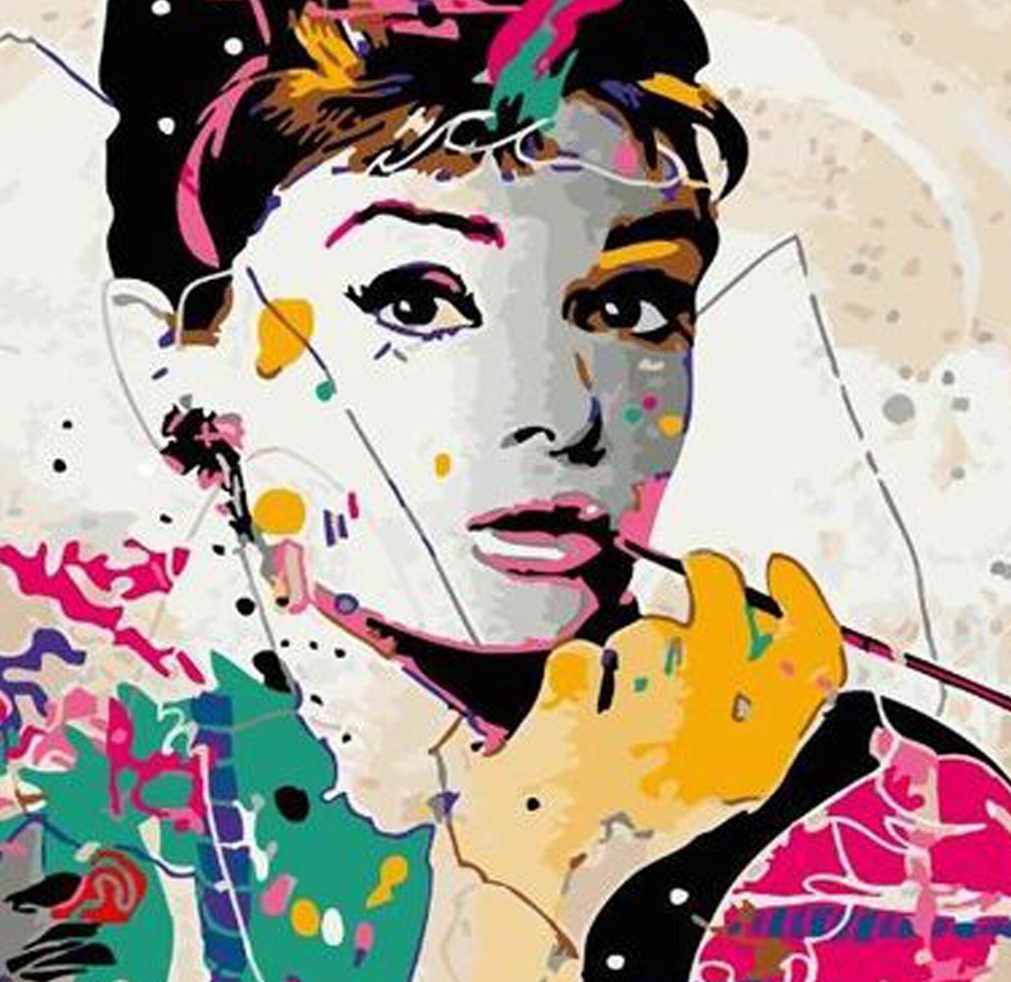 Audrey Decorative Rice Paper - Decoupage for Furniture