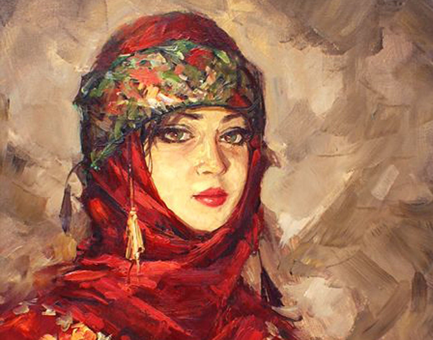 Decoupage Paper - Decoupage for Furniture - Large Size Rice Paper - Gypsy Girl