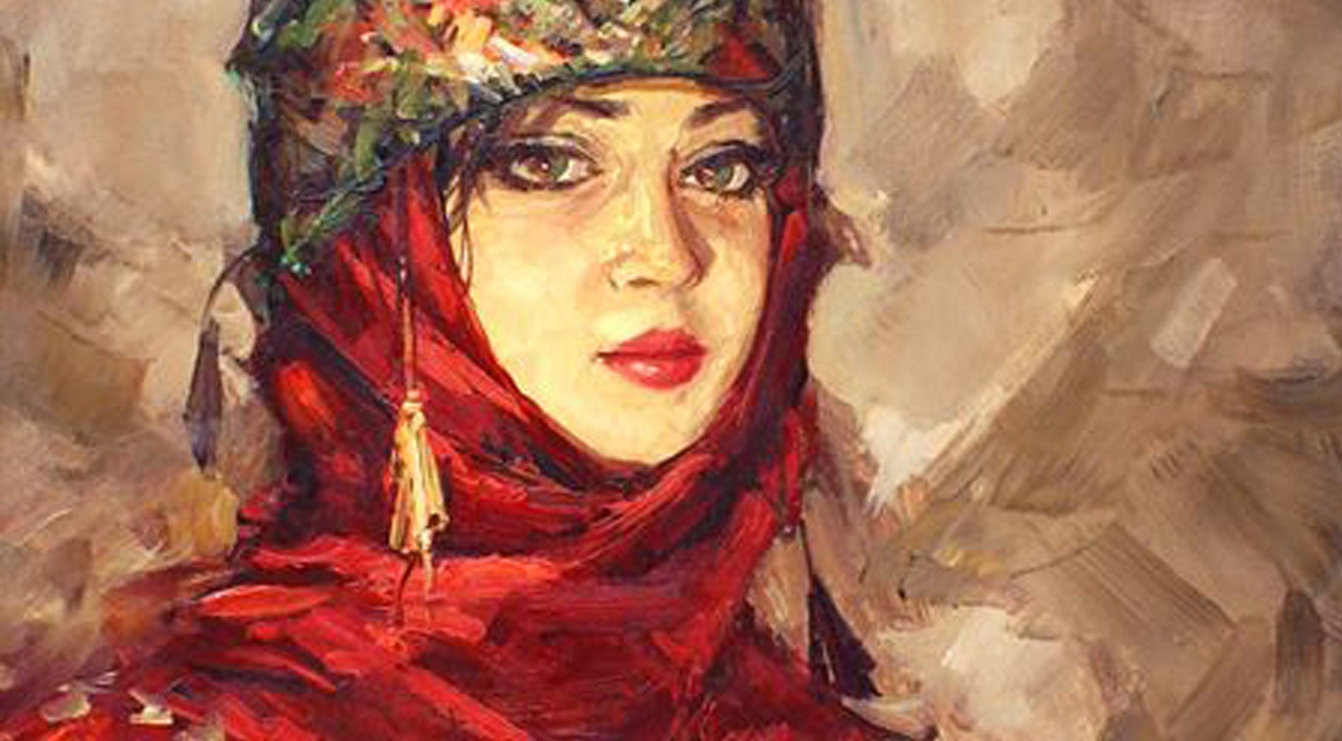 Decoupage Paper - Decoupage for Furniture - Large Size Rice Paper - Gypsy Girl