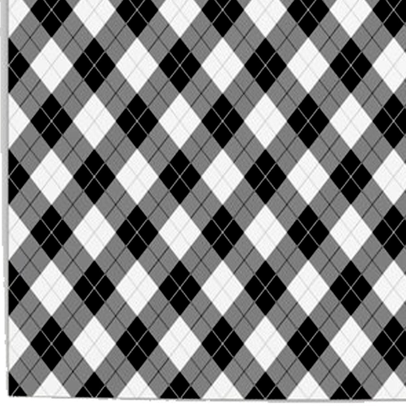 Decoupage Paper - Decoupage for Furniture - Large Size Rice Paper - Diamond Pattern Black