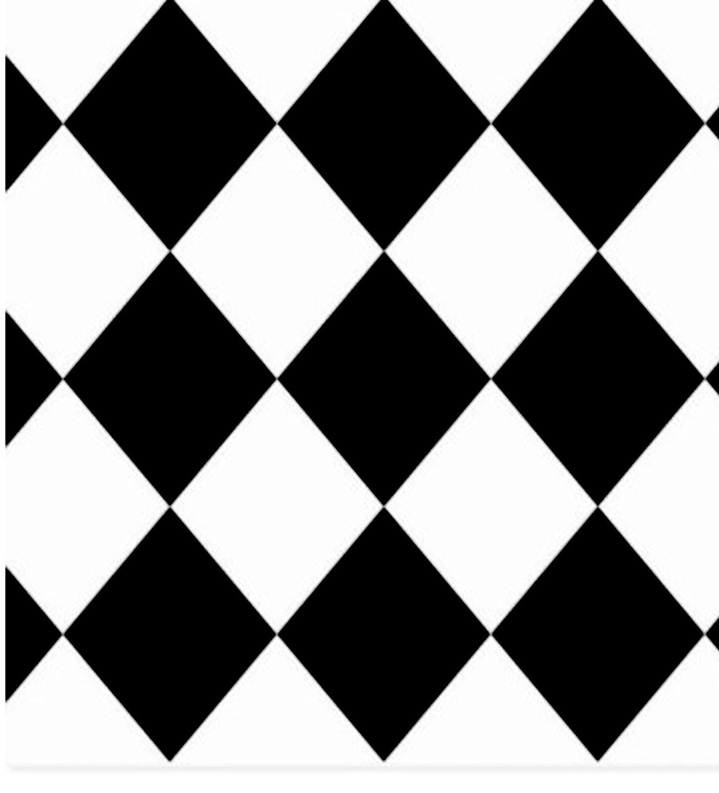 Decoupage Paper - Decoupage for Furniture - Large Size Rice Paper - Diamond Pattern Black