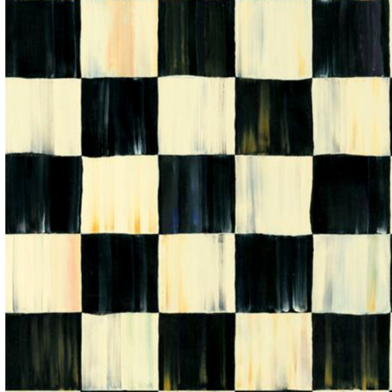 Decoupage Paper - Decoupage for Furniture - Large Size Rice Paper - Checkerboard Pattern Black