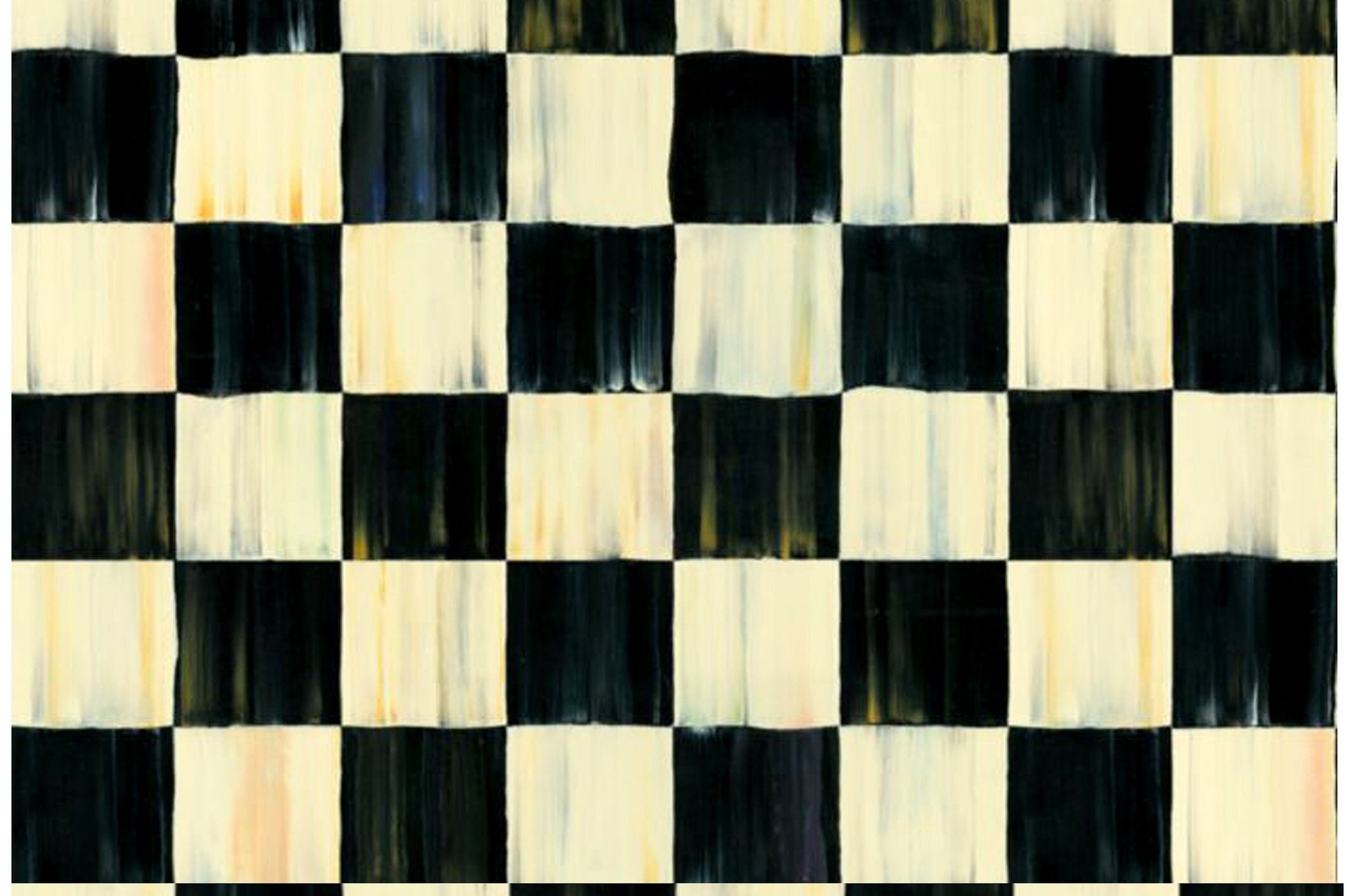 Decoupage Paper - Decoupage for Furniture - Large Size Rice Paper - Checkerboard Pattern Black