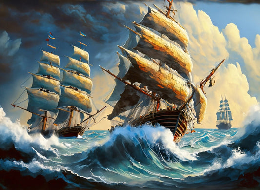 Sailing Ships - Large Decoupage Paper - Decoupage Art - Rice Paper for Decoupage - Decoupage for Furniture - Sea