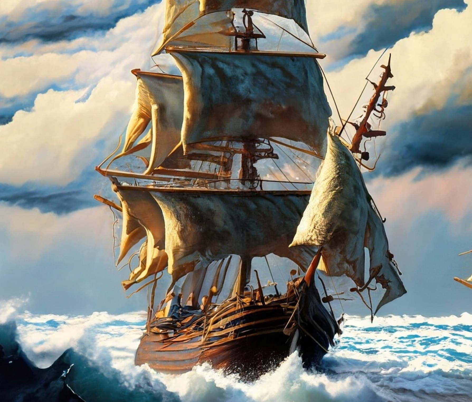 Sailing Ships - Large Decoupage Paper - Decoupage Art - Rice Paper for Decoupage - Decoupage for Furniture - Sea