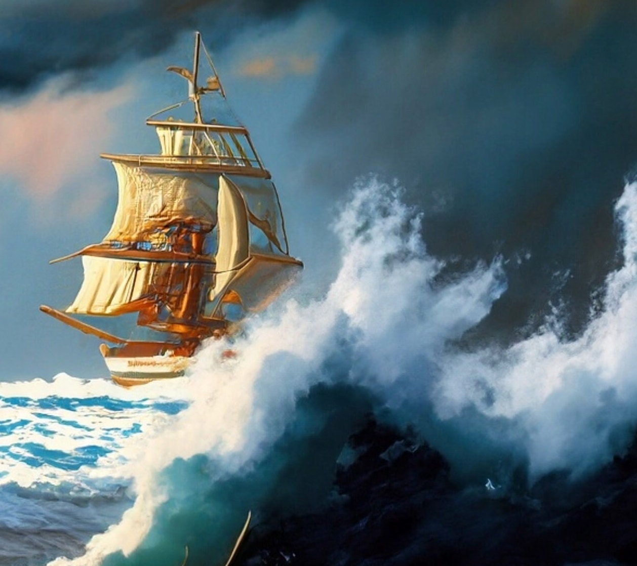 Sailing Ships - Large Decoupage Paper - Decoupage Art - Rice Paper for Decoupage - Decoupage for Furniture - Sea