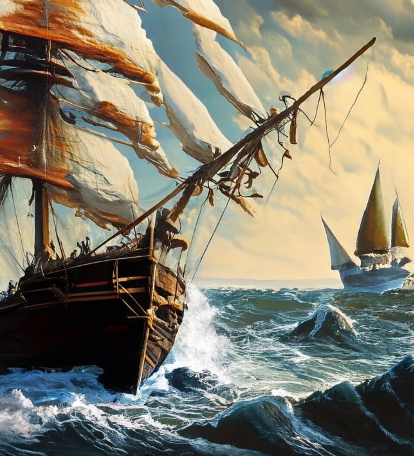 Sailing Ships - Large Decoupage Paper - Decoupage Art - Rice Paper for Decoupage - Decoupage for Furniture - Sea