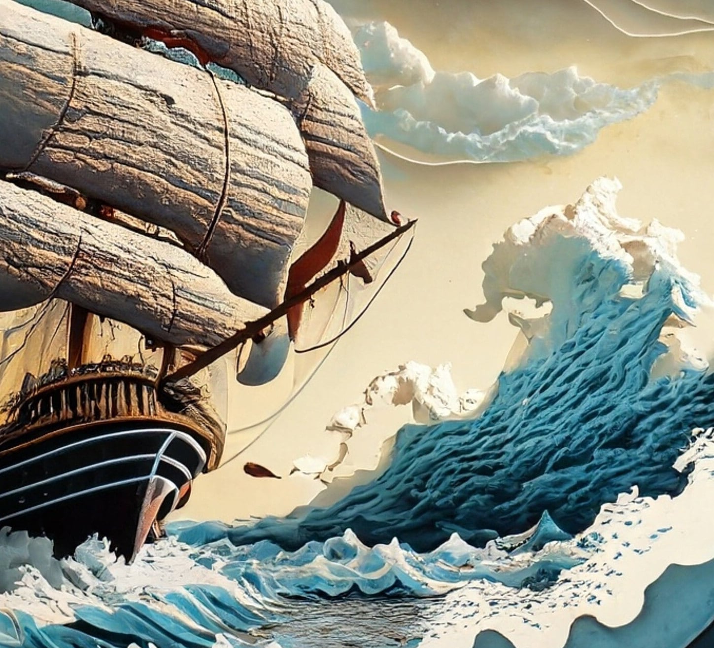 Sailing Ships - Large Decoupage Paper - Decoupage Art - Rice Paper for Decoupage - Decoupage for Furniture - Sea