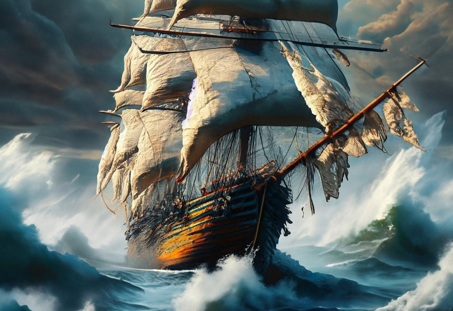 Sailing Ships - Furniture Decoupage Paper - Large Rice Paper - Decoupage Rice Paper - Ocean