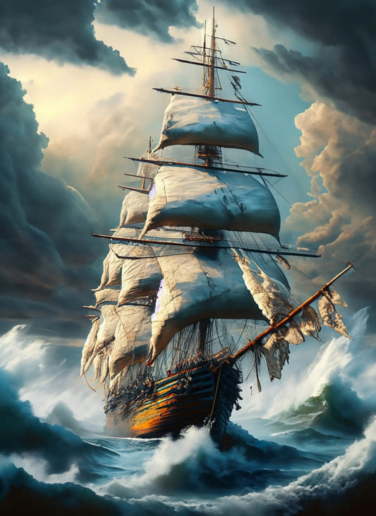 Sailing Ships - Furniture Decoupage Paper - Large Rice Paper - Decoupage Rice Paper - Ocean