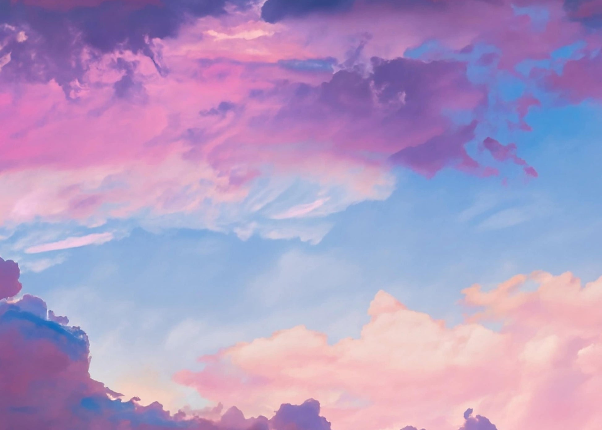 sky decoupage paper