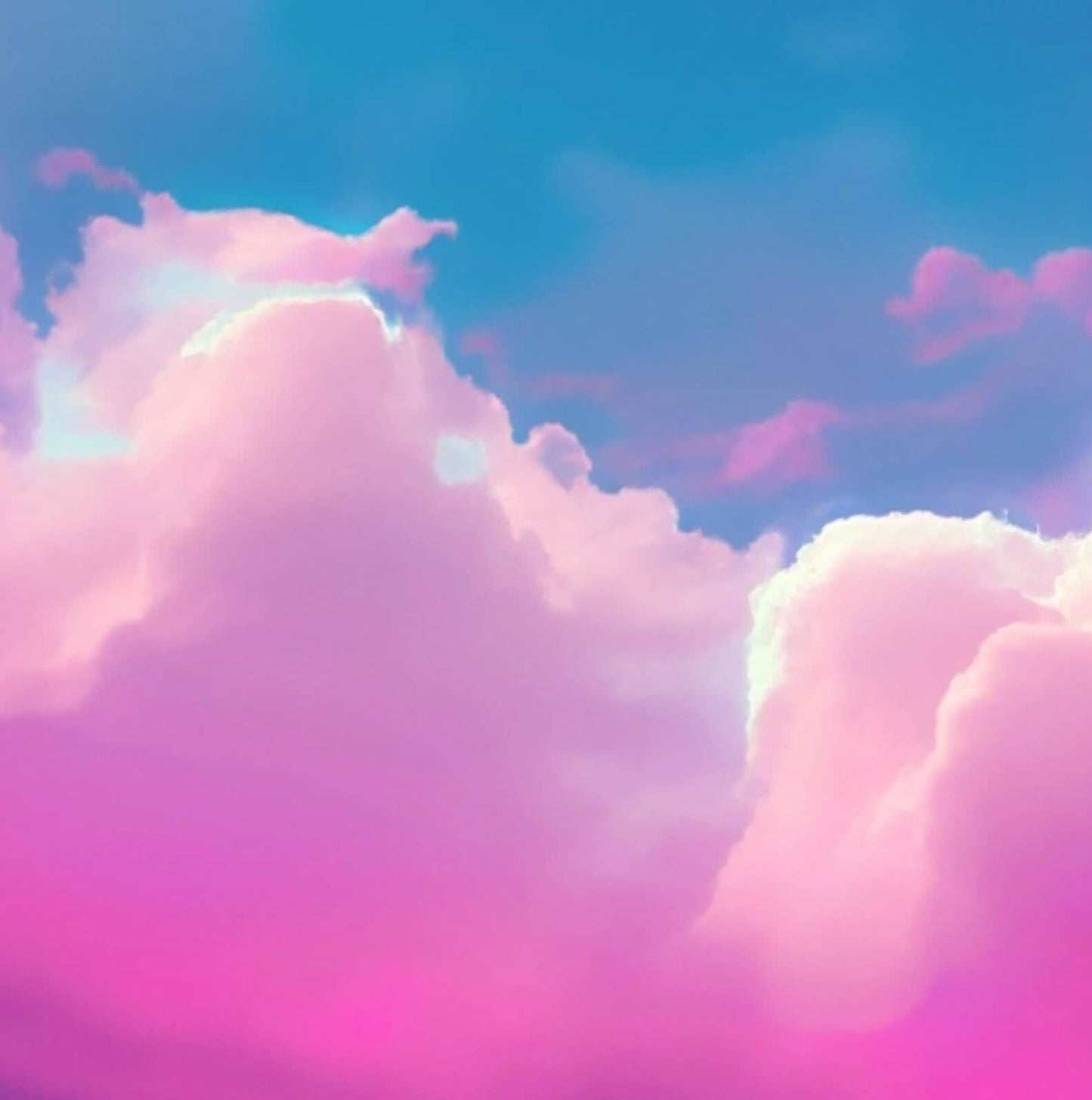 Decoupage Paper - Rice Paper for Decoupage - Pastel Color Clouds - Large Decoupage Paper for Furniture - Blue Sky