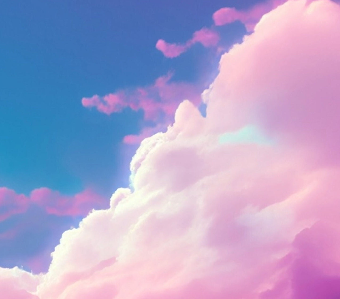 Decoupage Paper - Rice Paper for Decoupage - Pastel Color Clouds - Large Decoupage Paper for Furniture - Blue Sky