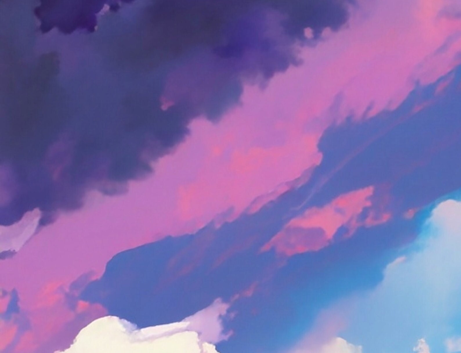 Decoupage Paper - Rice Paper for Decoupage - Pastel Color Clouds - Large Decoupage Paper for Furniture - Blue Sky