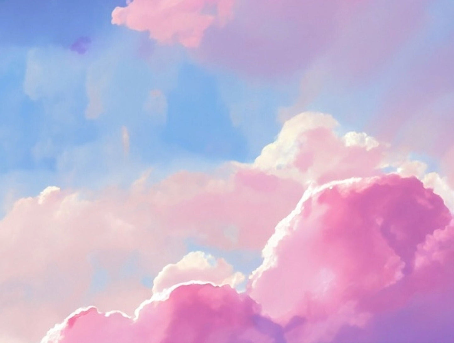 Large Decoupage Paper for Furniture - Rice Paper for Decoupage - Pastel Color Clouds - Decoupage Paper - Blue Sky