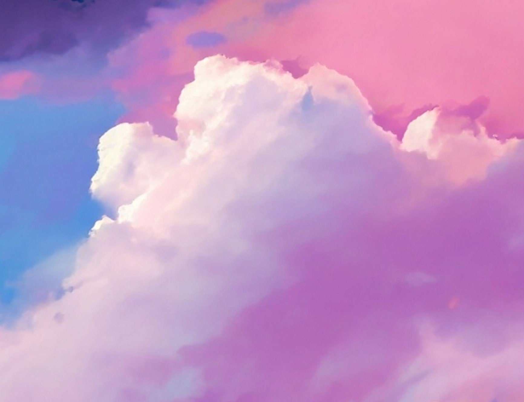 Pastel Cloud Rice Paper - Large Decoupage Paper for Furniture