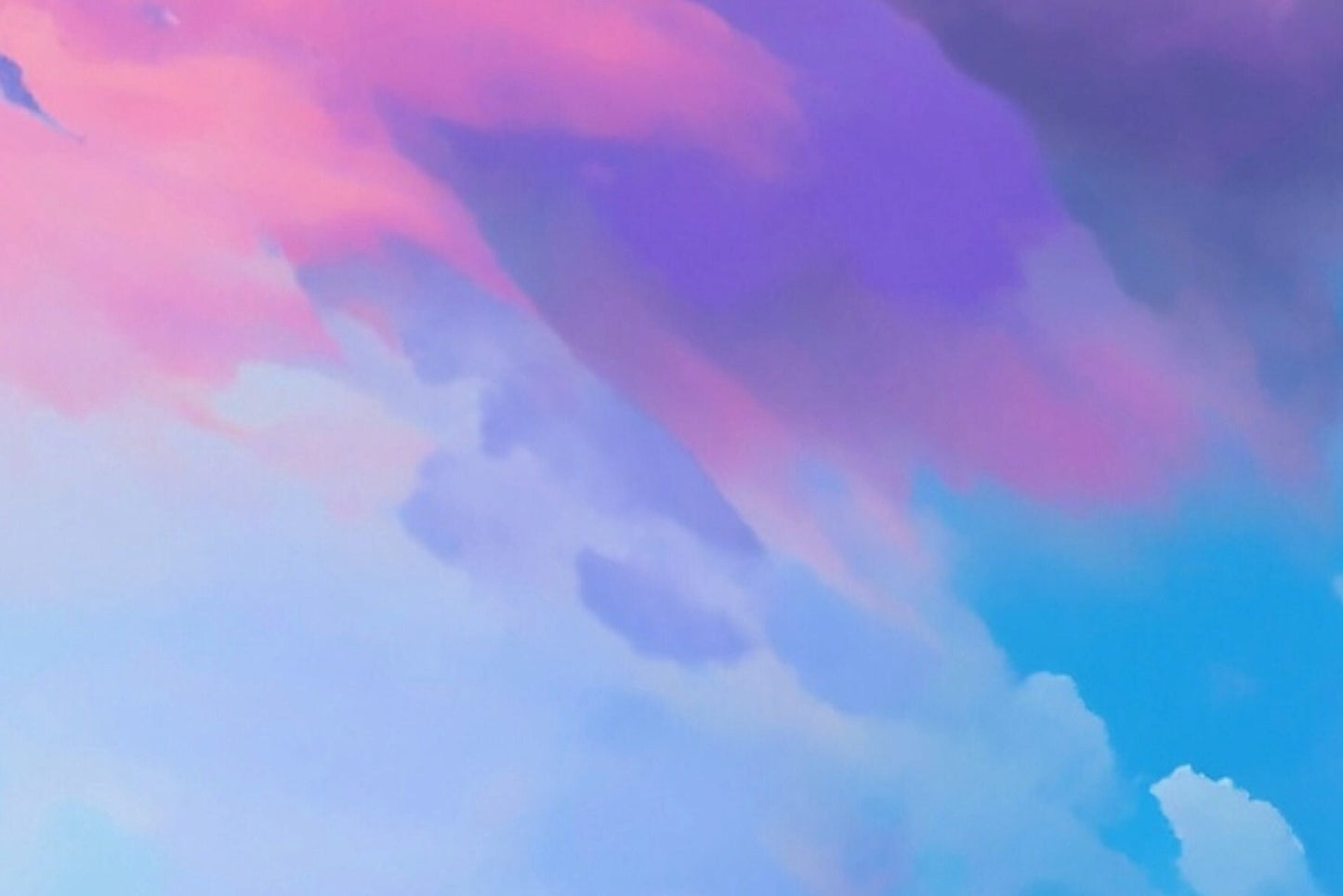 Large Decoupage Paper for Furniture - Rice Paper for Decoupage - Pastel Color Clouds - Decoupage Paper - Blue Sky