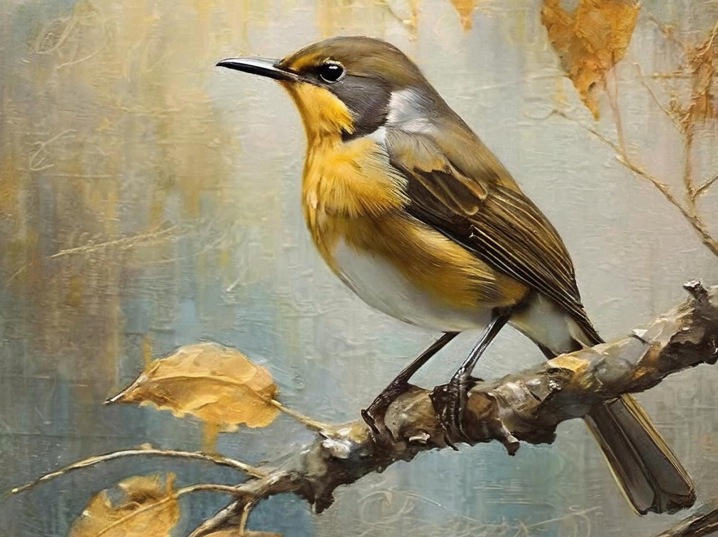 Large Decoupage Paper for Furniture - Rice Paper for Decoupage - Autumn - Decoupage Paper - Bird Decoupage