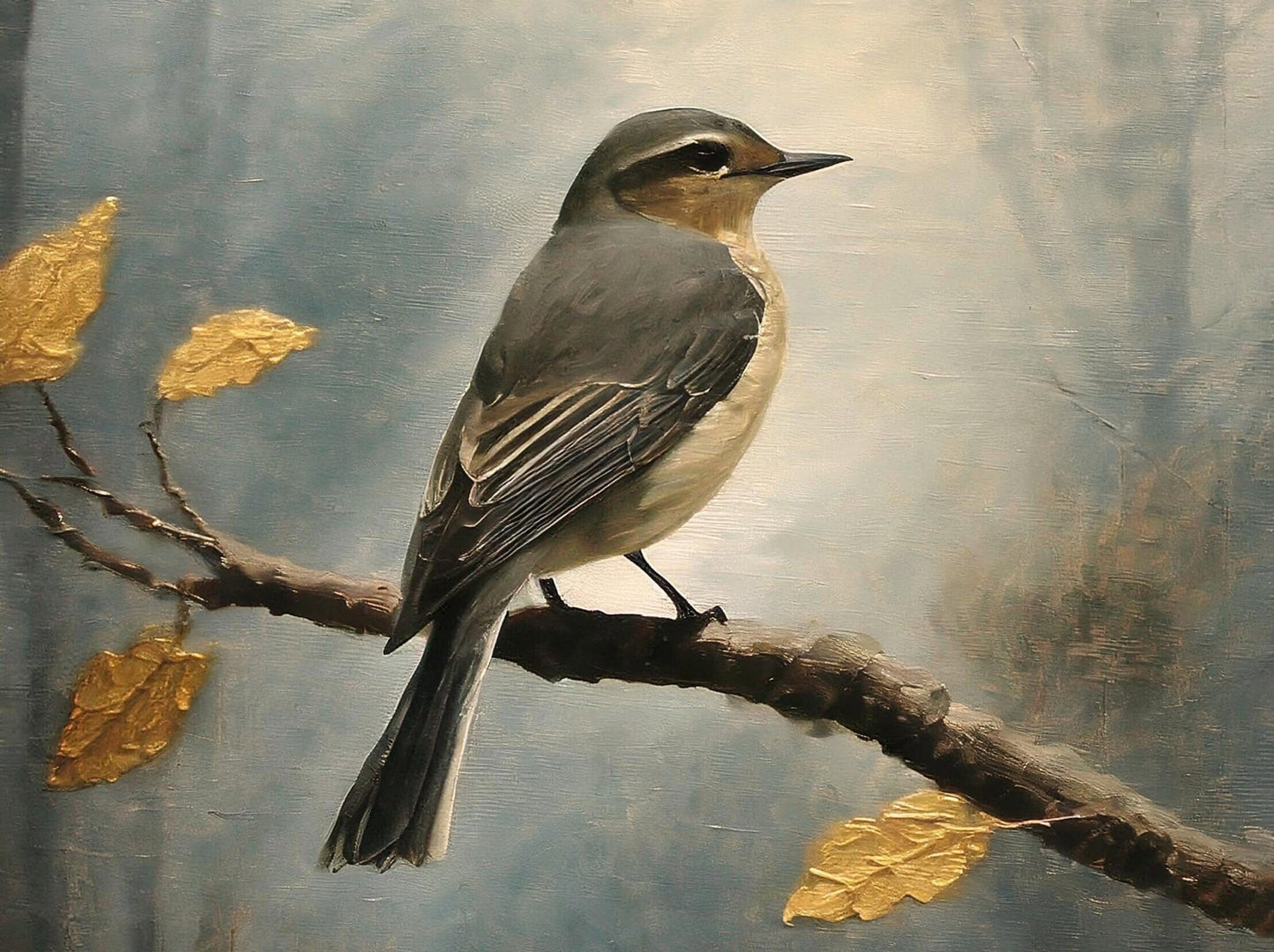 Large Decoupage Paper for Furniture - Rice Paper - Oilpaint Autumn - Decoupage Paper - Bird Decoupage