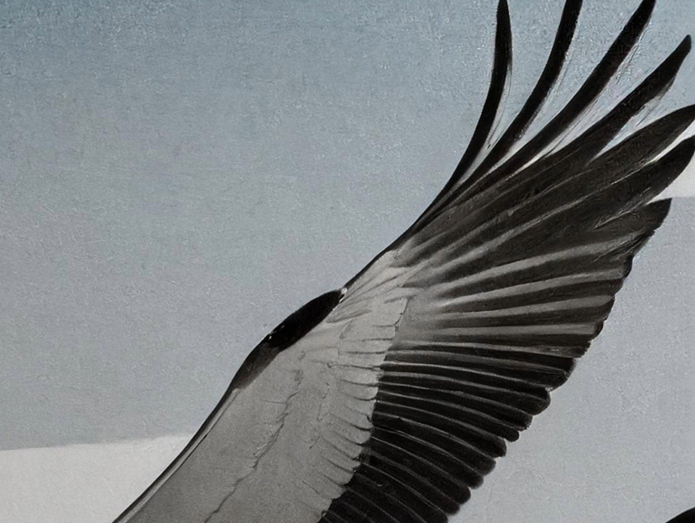 Flying Goose - Large Decoupage Paper for Furniture - Rice Paper - Decoupage Paper - Monochrome