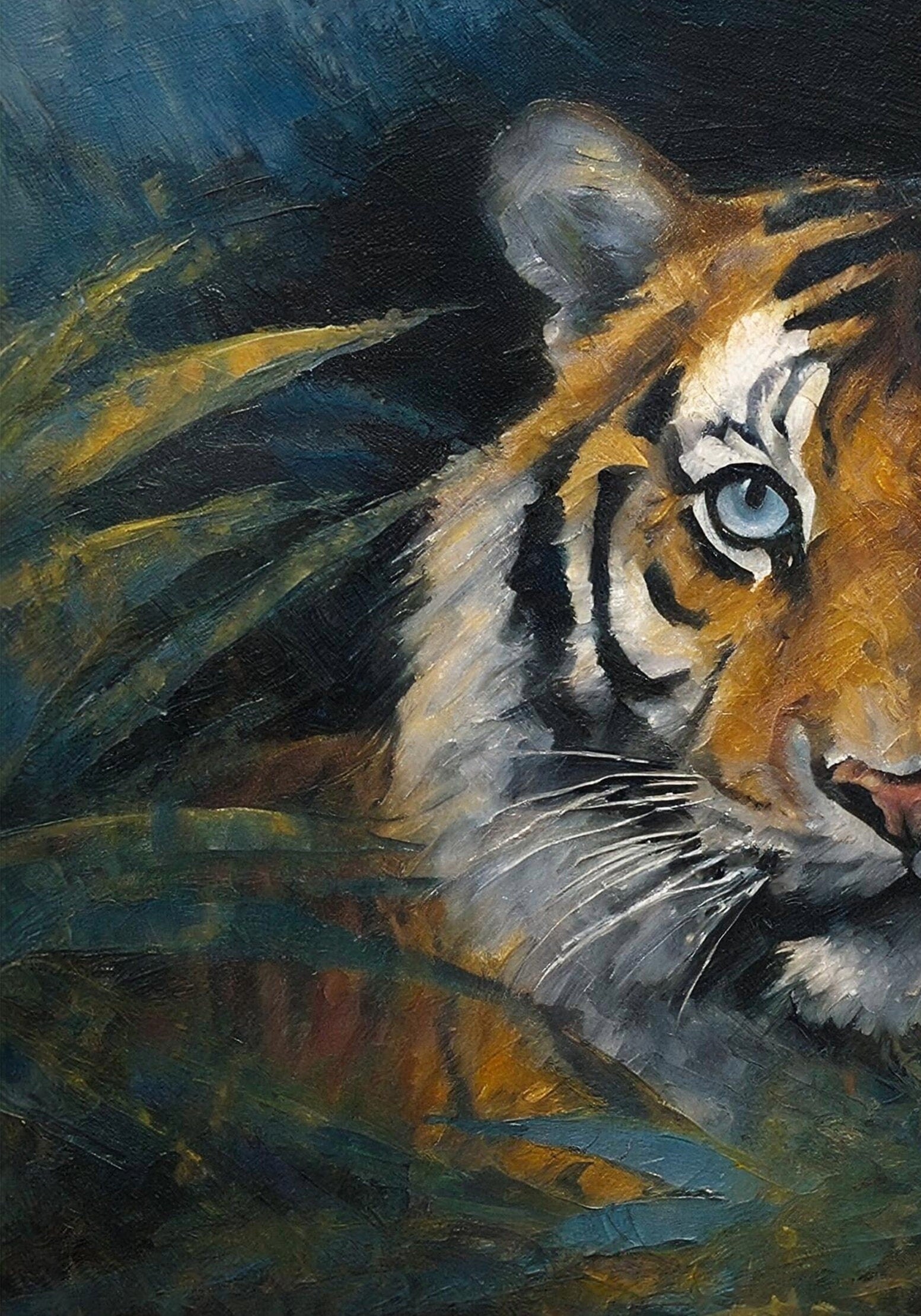 Tiger - Large Decoupage Paper for Furniture - Rice Paper - Decoupage Paper - Jungle