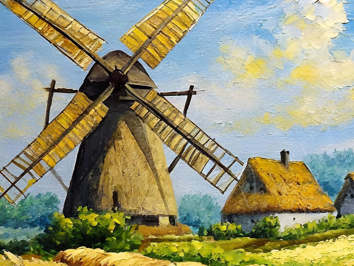 Decoupage Paper - Village - Rice Paper Decoupage - Farmhouse - Decoupage Paper for Furniture - Forrest