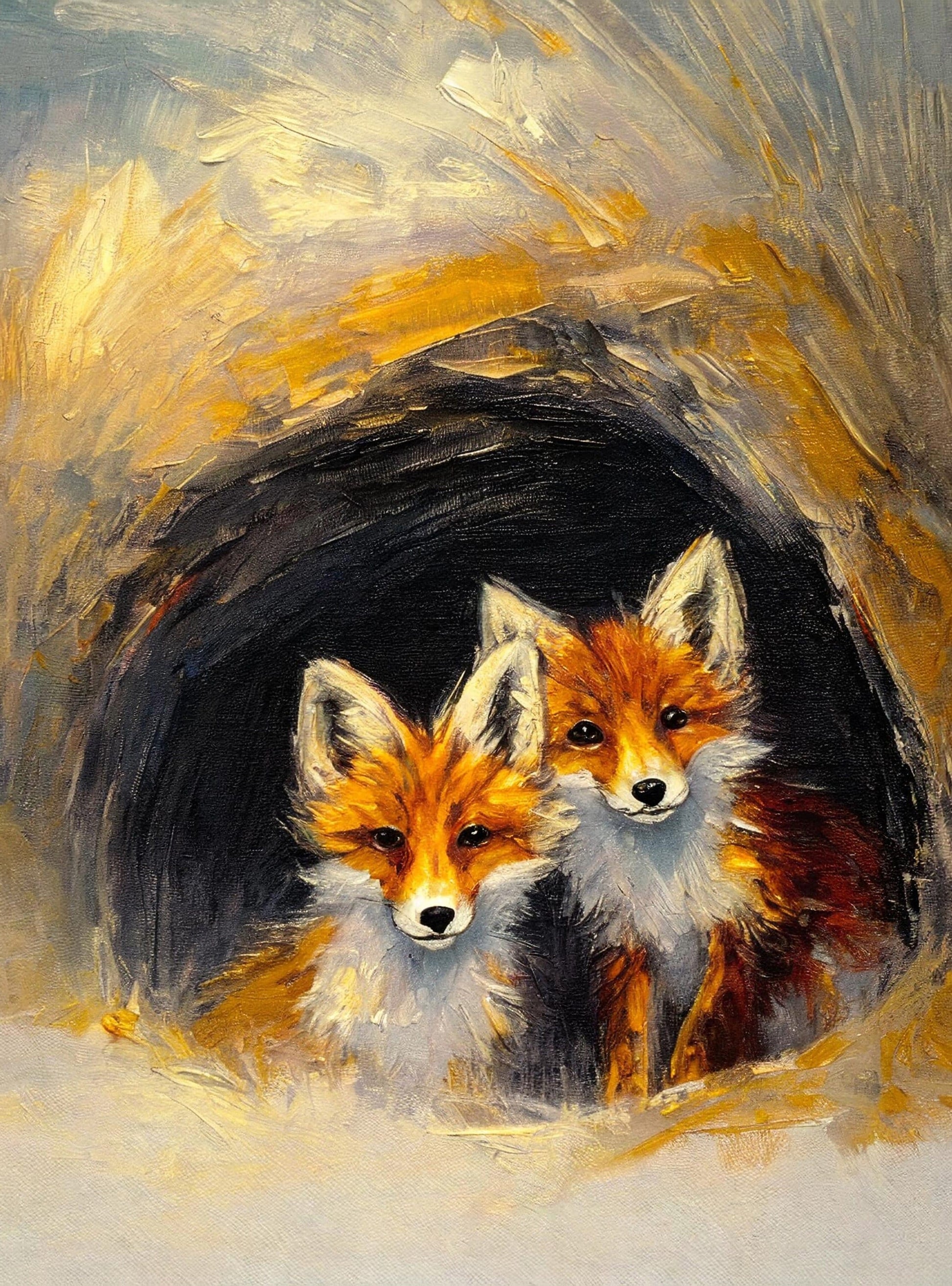 Fox - Large Decoupage Paper for Furniture - Rice Paper - Decoupage Paper