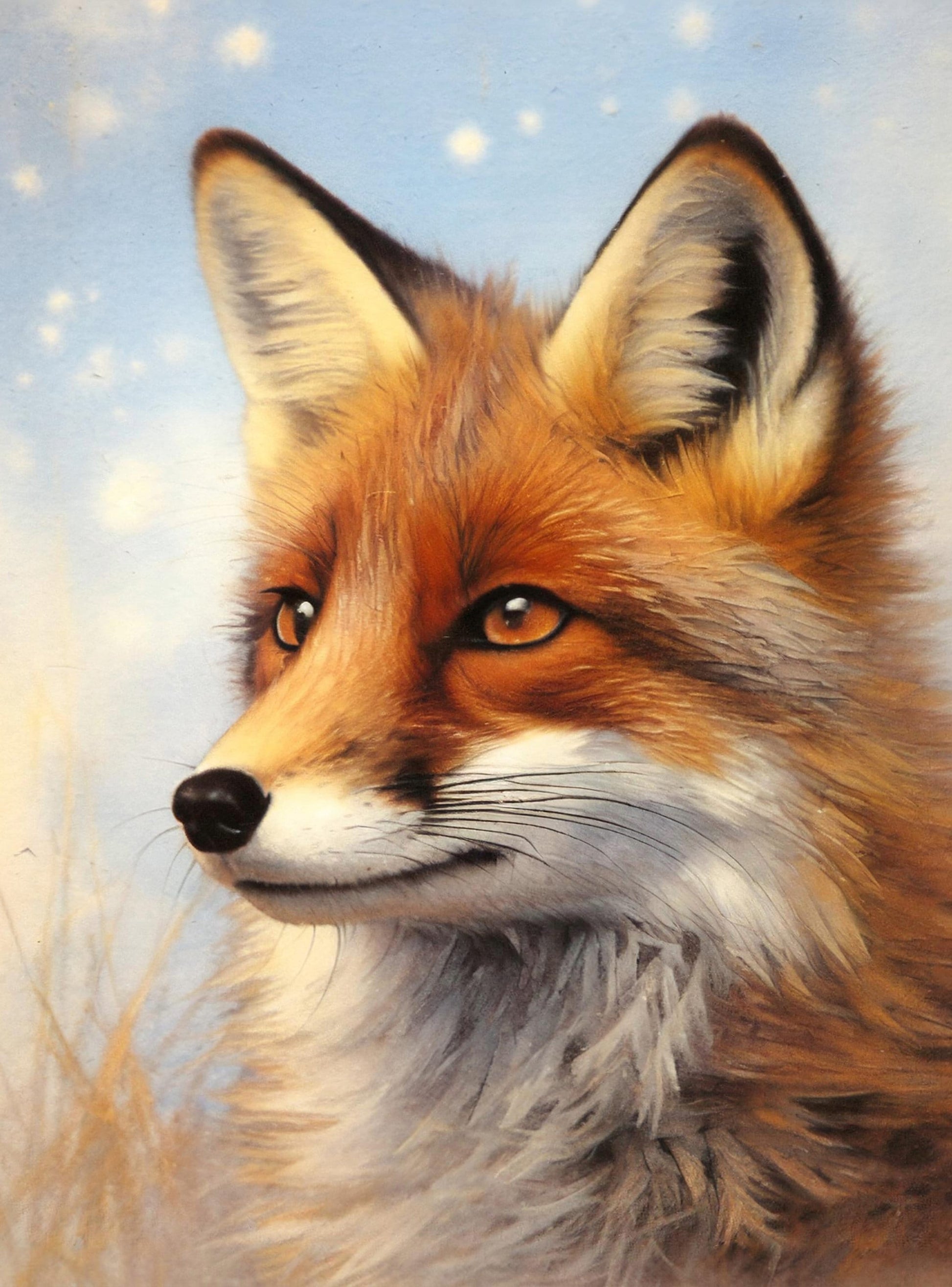 Fox - Large Decoupage Paper for Furniture - Rice Paper - Decoupage Paper