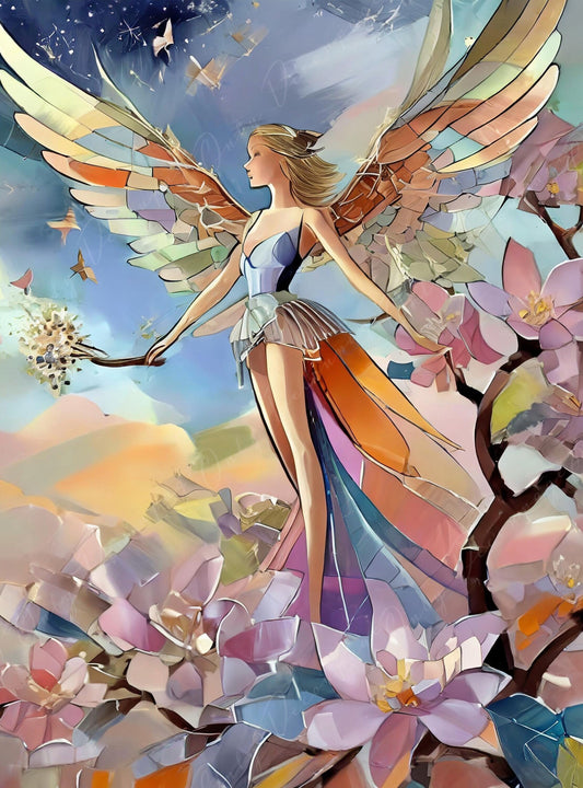 Decoupage Paper for Furniture - Rice Paper for Decoupage - Fairy - Angel - Decoupage Paper - Pastel Colors