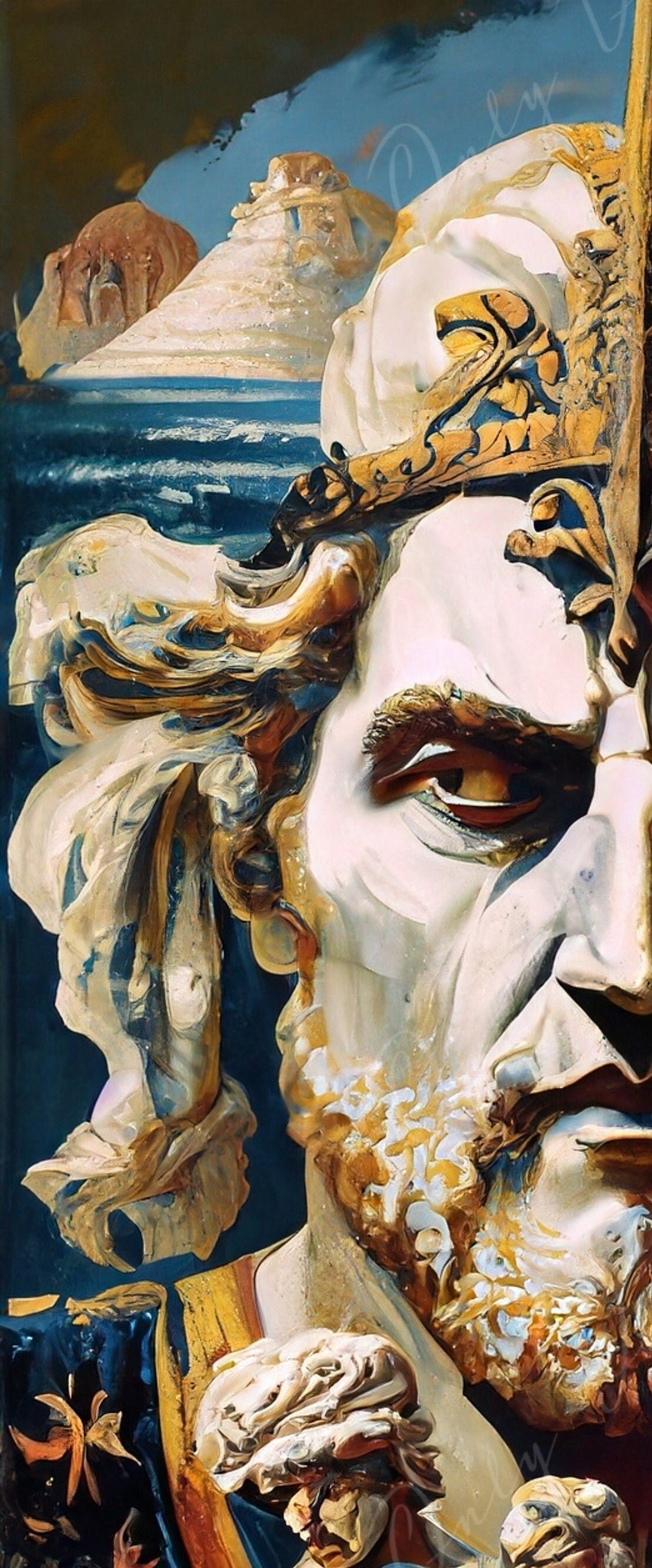 Decoupage Paper - Mythology - Rice Paper Decoupage - Greek Gods - Decoupage Paper for Furniture - Zeus