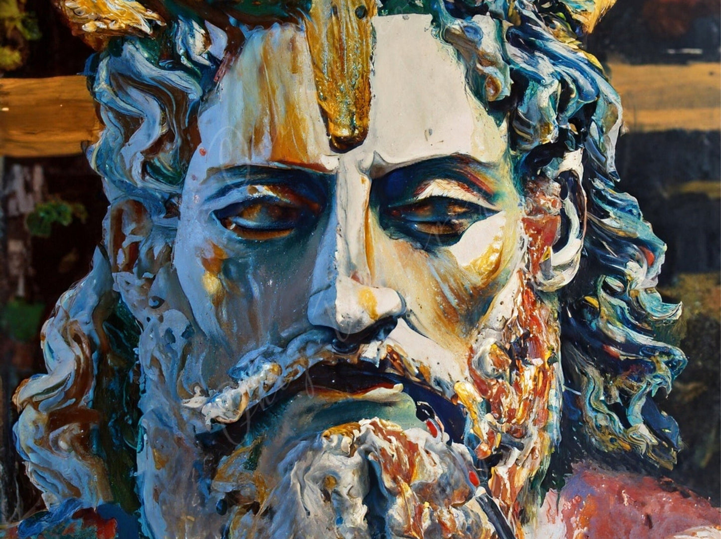 Decoupage Paper - Mythology - Rice Paper Decoupage - Greek Gods - Decoupage Paper for Furniture - Zeus