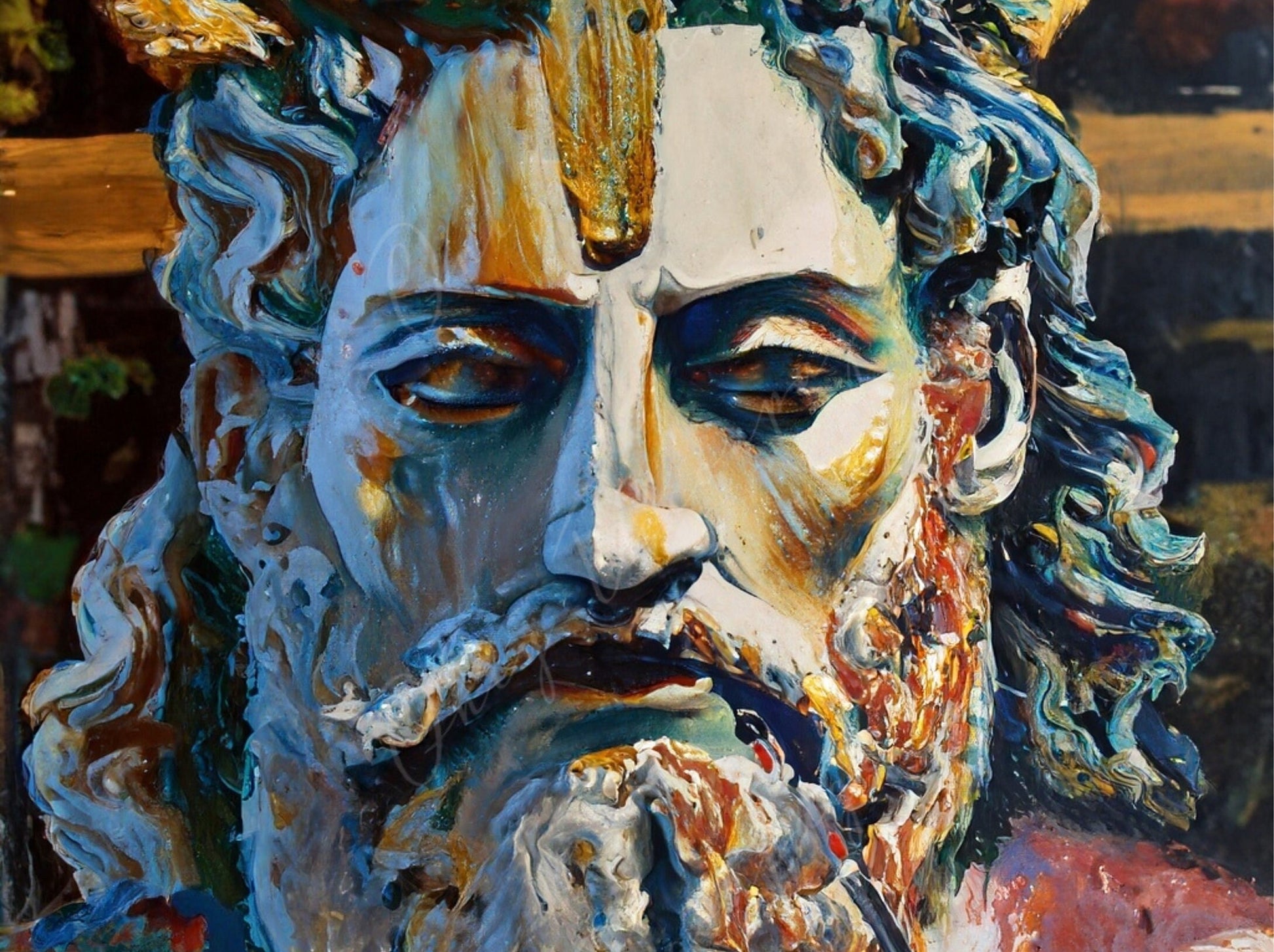 Decoupage Paper - Mythology - Rice Paper Decoupage - Greek Gods - Decoupage Paper for Furniture - Zeus