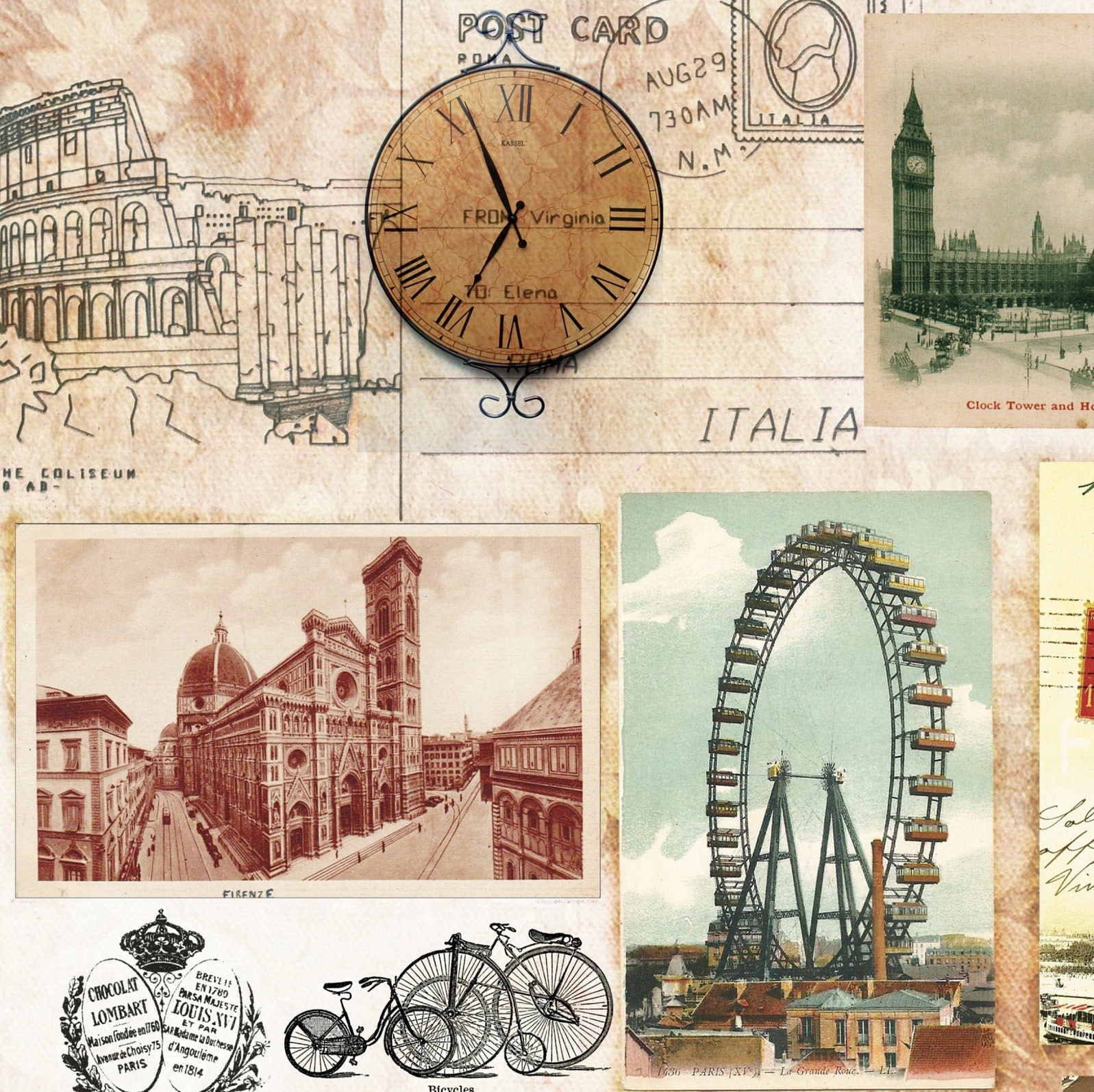 Old Newspaper Vintage Decoupage Paper - Decoupage Art - Large Size Rice Paper for Decoupage - A3 A2 A1