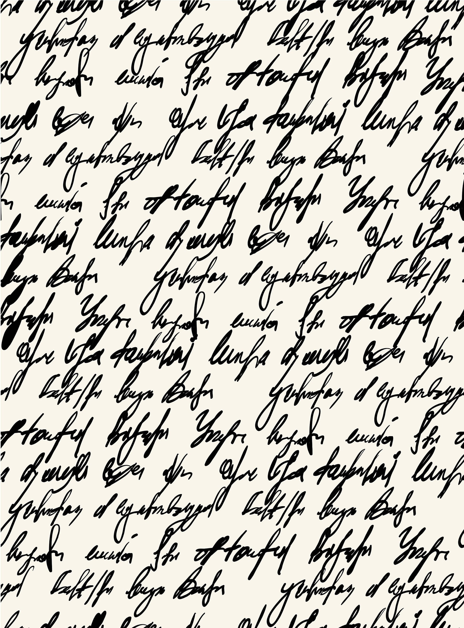 Handwrite Large Decoupage Paper - Decoupage Art - Large Size Rice Paper for Decoupage - A3 A2 A1