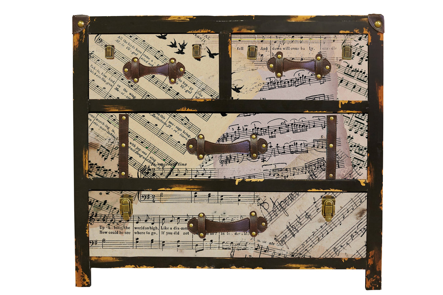 Large Music Notes Decoupage Paper - Rice Paper for Furniture Art