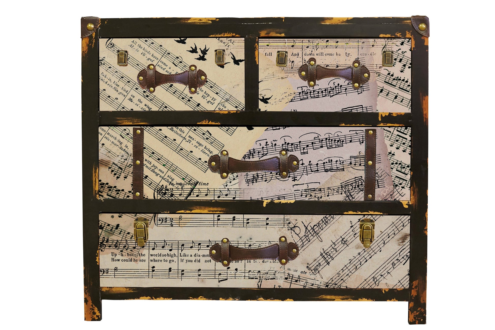 Large Music Notes Decoupage Paper - Rice Paper for Furniture Art